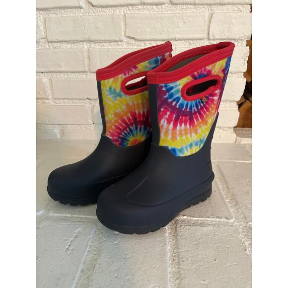 Youth Size 1 Bogs Neo Classic Handle Rain/Snow Boots Unisex Youth Kid Size 1 - Picture 1 of 6